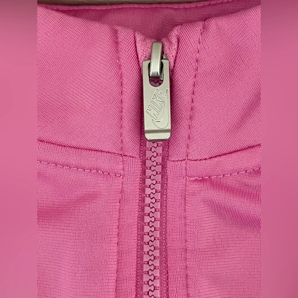 Nike Kids Pink Matching Set Zip Up Tracksuit with Logo Accents Girls 4 XS - Picture 10 of 14